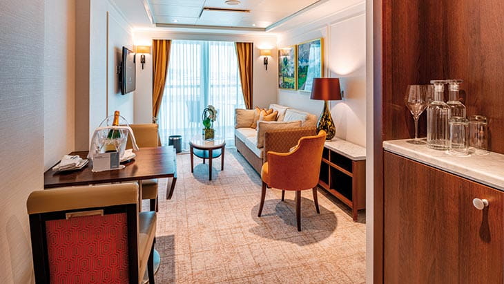 Aft suite, Spirit of Discovery